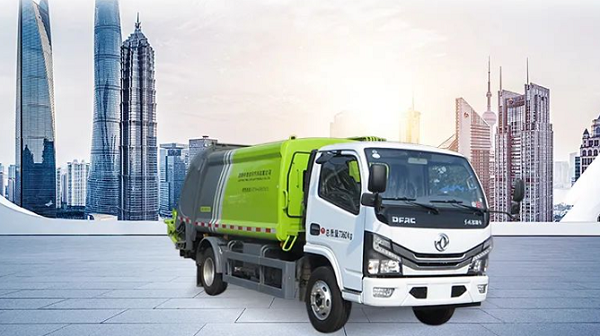 凌宇壓縮式垃圾車-固廢生活垃圾污物克星！